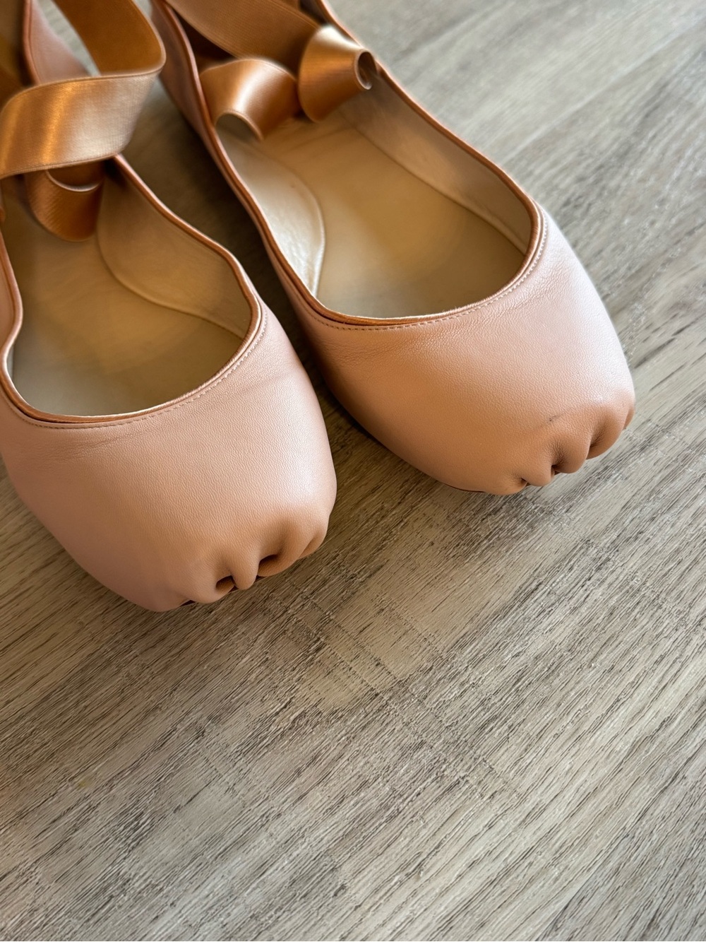 Chloe Pink Crossover Ballet (Pointe) Flats 40.5 / 41 - Picture 5 of 9